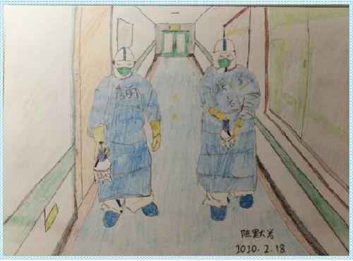 这位护士的手绘“援汉日历”火了！